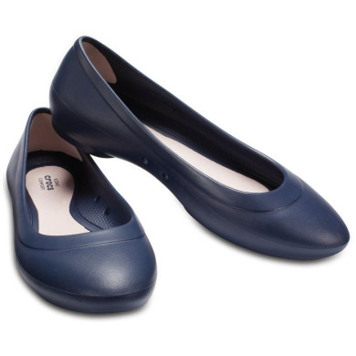 MS: 0102696 - Giày Crocs nữ Lina Flat Navy MS: 0102696 - Giày Crocs nữ Lina Flat Navy